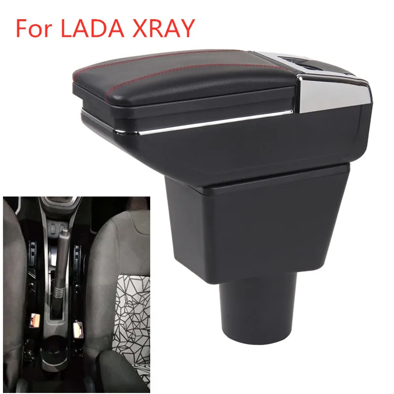 Для LADA X-Ray подлокотник LADA X-Ray Универсальный центральный автомобильный подлокотник для хранения коробка Подстаканник Пепельница модификации аксессуары