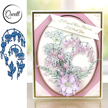 

QWELL Flower Metal Cutting Dies for Scrapbooking and Card Making Paper Embossing Craft New 2019 die cuts