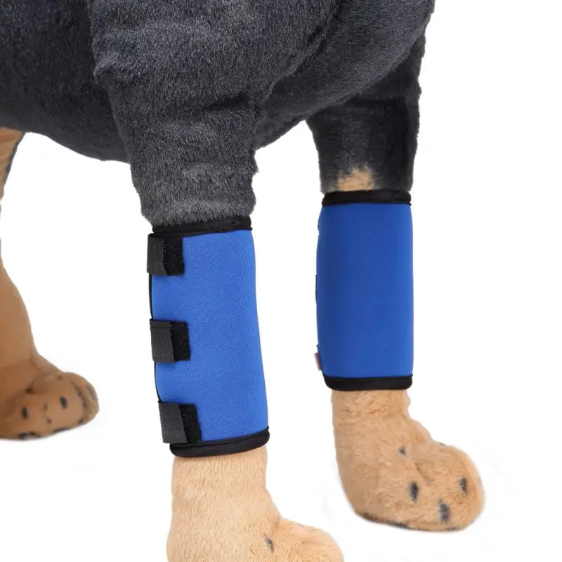 1 пара домашних собак Локоть Протектор для ног щенок хирургическая рана эластичный рукав Поддержка обертывание