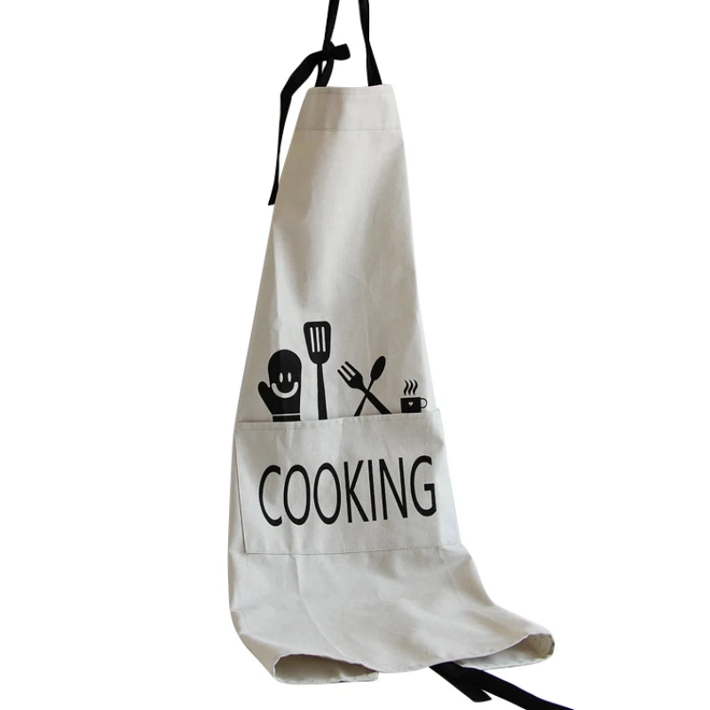 New Cooking Baking Aprons Cotton Kitchen Apron Restaurant Aprons For Women Home Sleeveless Apron - Цвет: Светло-серый