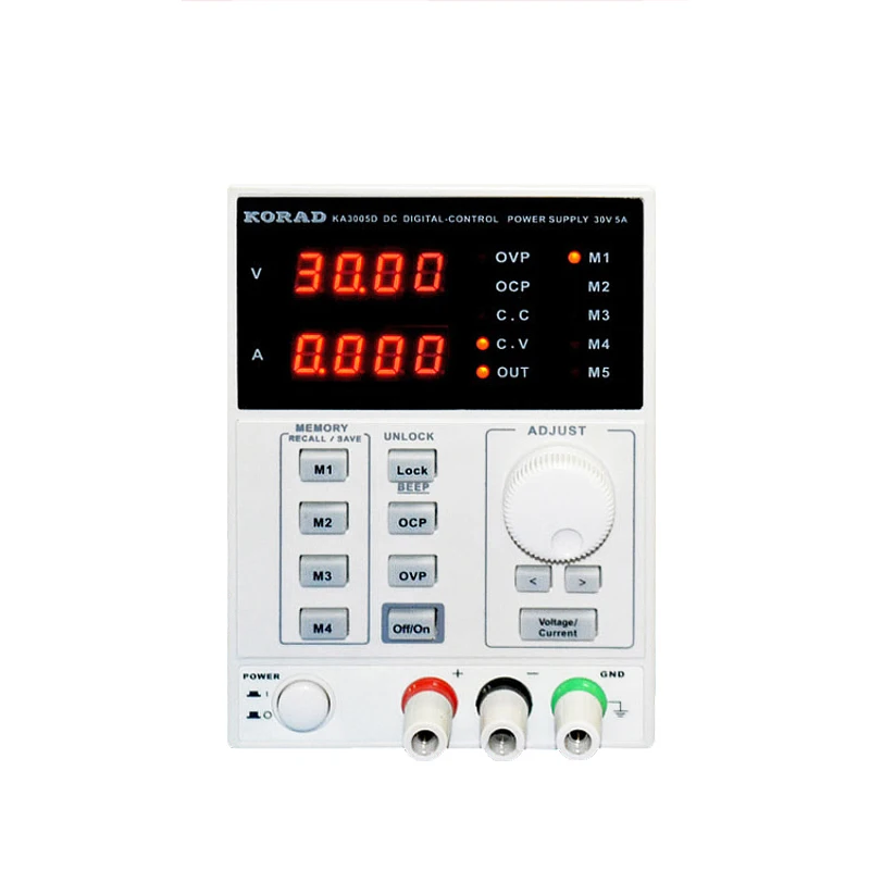 KA3005D Регулируемый цифровой программируемый источник питания постоянного тока