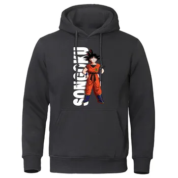 

Autumn Winter Pullover Japanese Anime Hoodie Dragon Ball Z Son Goku Harajuku Streetwear Men Hoodies Sweatshirts Fleece Men Hoody