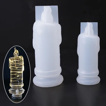 

1pc Silicone Mold Jewelry Casting Resin Decorative Craft DIY Storage Candle Holder Mould Epoxy Resin Concrete Molds Candle Pot