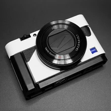 RX100VL Камера из натуральной кожи с декорированием Стикеры для sony RX100 Rx100III Rx100ii Rx100M3 M4 M5 M6
