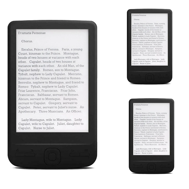 4 3 Inch E Ink Ebook Reader 800X600 Ereader Electronic Paper Book with Front Light PU Cover