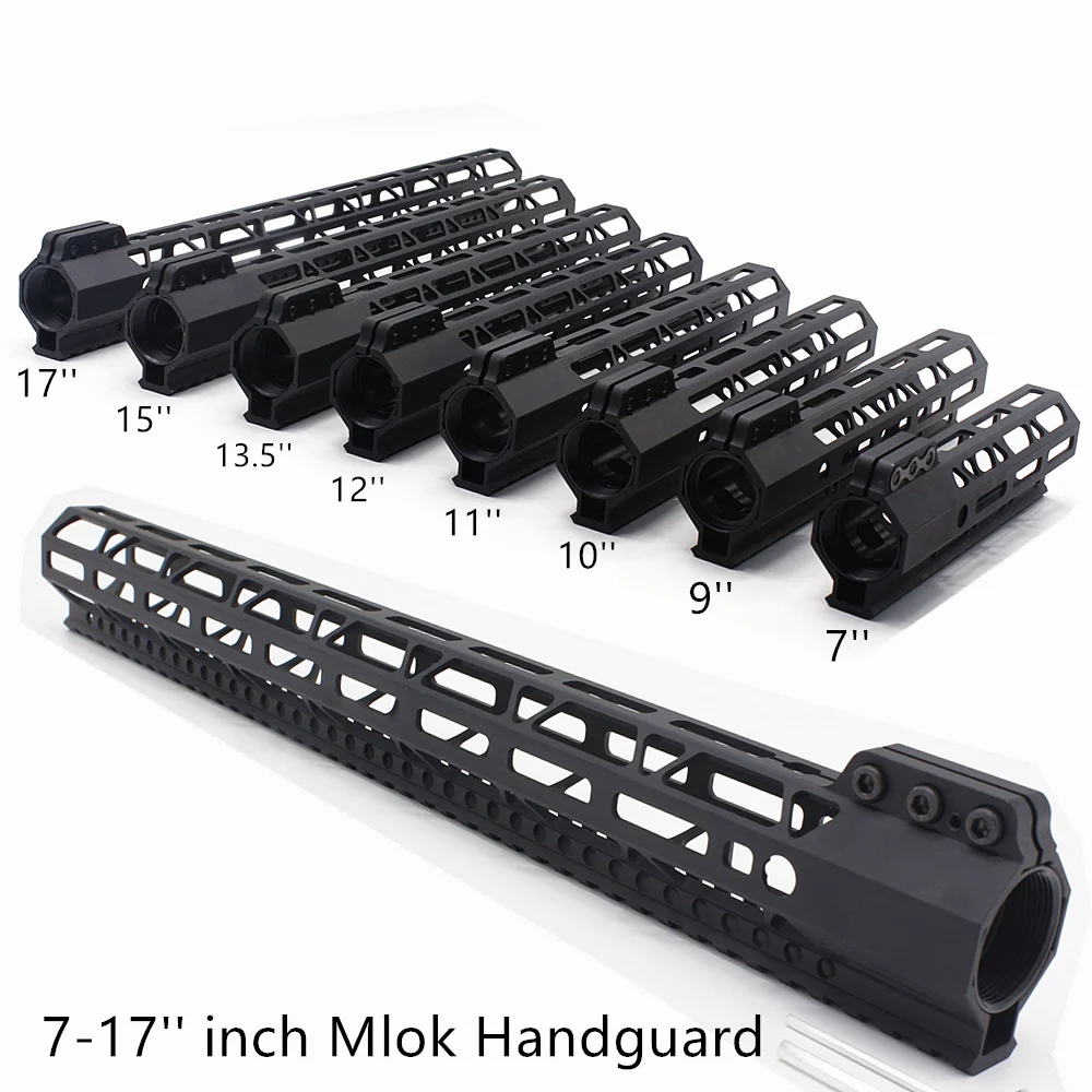 7/9/10/12/13,5/15/17 ''дюйма зажима Стиль M-lok направляющая для ствольной накладки Picatinny поплавок крепление Системы Fit. 223/5. 56 Охота