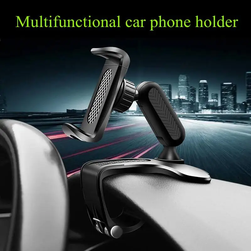 

Universal Dashboard Car Phone Holder Easy Clip Mount Stand GPS Display Bracket Car Holder Support For iPhone 8 X Samsung XiaoMi