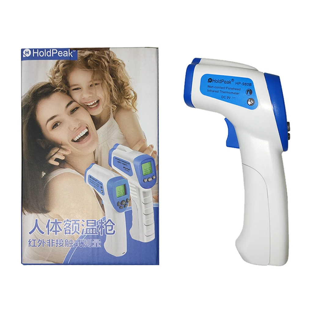 Non-contact Digital IR Infrared Body Fever Thermometer Human Body Forhead Ear Children Adult Baby Temperature Measurement Device
