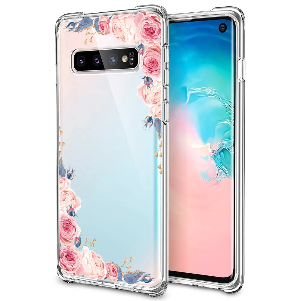 Роскошный чехол для телефона для samsung Galaxy S8 S10 S10e S8plus S10plus ароматный цветочный чехол