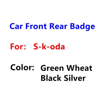 

80mm 90mm Car Styling Hood Trunk Logo Badge Sticker For Skoda Octavia Superb Fabia Yeti Car Front Rear Logo Emblem Accessories
