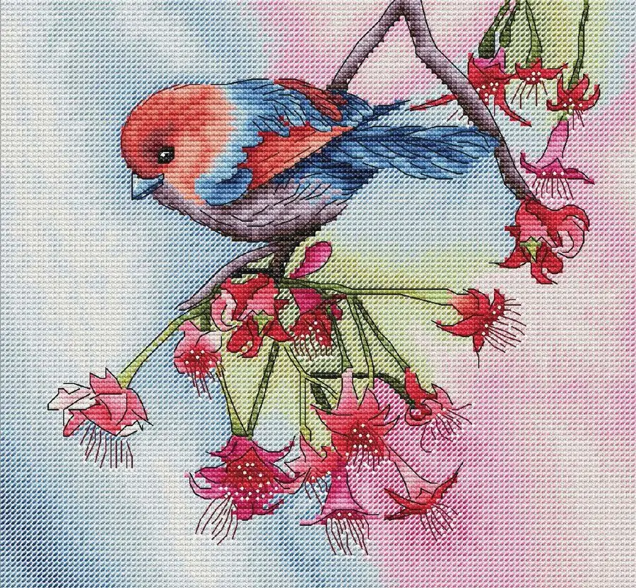 Авторские схемы вышивки крестом купить. Вышивка крестом птицы. Птицы вышитые крестиком. Вышивка крестом птички схемы. Современная вышивка крестиком.