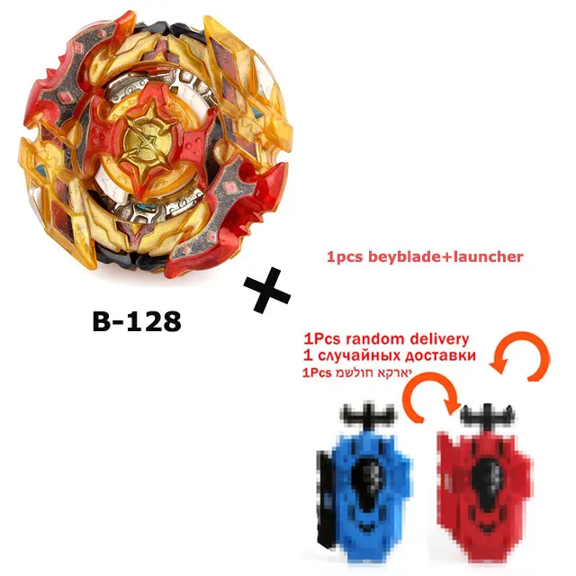 Верхние пусковые устройства Beyblades Burst B-144 игрушки Арена Bey Blade Achilles Bayblade Bable Fafnir Phoenix Blayblade Bay Blade - Цвет: B128