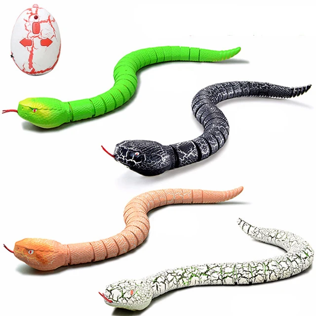 

Funny Animal Remote Control Snake Tricky Mischief Novelty Toy Infrared RC Animal Multiple Colour Rattlesnake Model Kid Toys