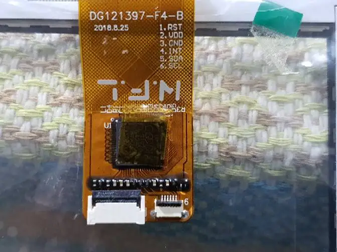 Polegada Rádio do Carro Capacitivo Touch Screen Sensor Digitador Gt928 9271 6pin para Prodo Reiz Toyota Benz 260*203 mm Wfl-dg133567 12.1 - Imagem 4