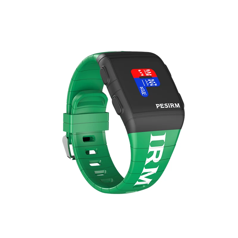 green PESIRM, мужские цифровые часы, модные спортивные водонепроницаемые часы для дайвинга, мужские часы - Цвет: green