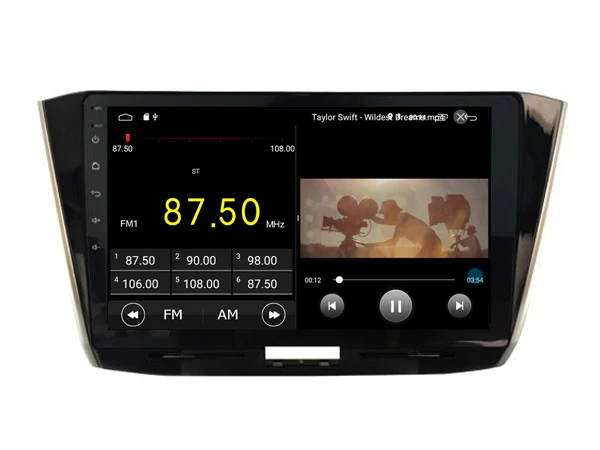 Top AVGOTOP 9249 Android 9 Bluetooth GPS Car Radio DVD Player For VOLKSWAGEN PASSAT 2016 MP4 Vehicle Multimedia 7