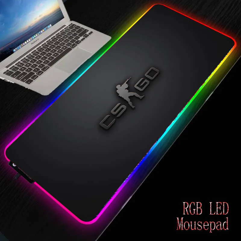 

MRGBEST CSGO GO Large Gaming Colorful Lockedge Mouse Mat Keyboard Mat Table Mat Desk Mat for Notebook Laptop Gamer Mousepad