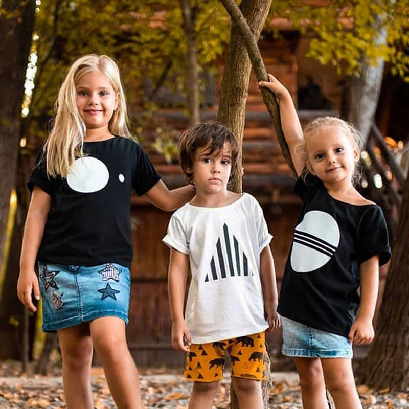 New Fashion Toddler Kids Boys Summer T Shirt Girls Short Sleeve T Shirt Children Cute Tops Tee 1 8 Year T Shirts Aliexpress
