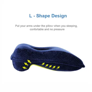 

bamboo charcoal nap pillow Memory Foam Siesta Pillow Neck back Cushion Office Rest Student Desk Sleeping afternoon nap cushion