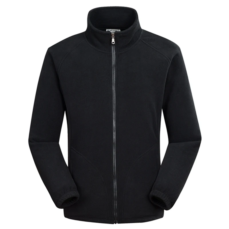 Comprar Los hombres de esquí al aire libre deporte Polar chaqueta de lana térmica de invierno abrigos completo Zip chaqueta Camping senderismo abrigo 2019