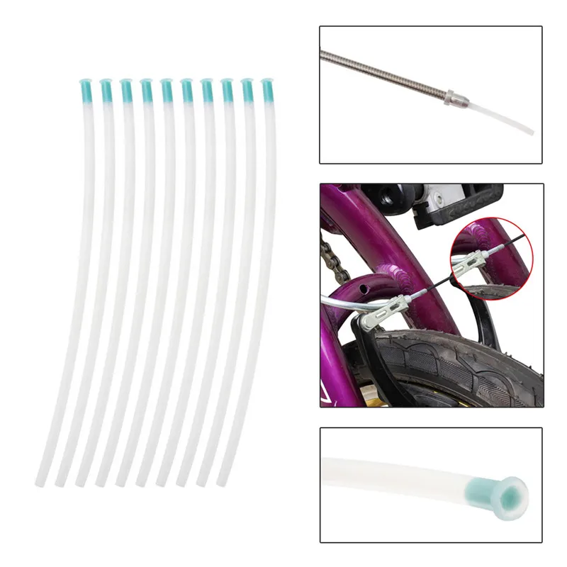 

10pcs/set Bicycle Brake Cable V Braking Flexible Tube Line Wire MTB road Bike Front/Rear bike parts cycling parts