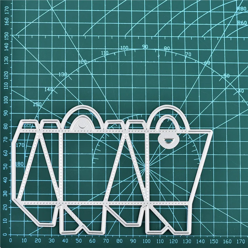 GJCrafts мешок шаблоны для коробок металла резки Скрапбукинг штампы для изготовления карт тиснение трафарет DieCut Крафтовая окраска новые штампы для