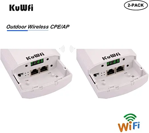 KuWFi Беспроводной маршрутизатор CPE 5G 450M Wi Fi Мост Внутренний и наружный точка 1 3 км