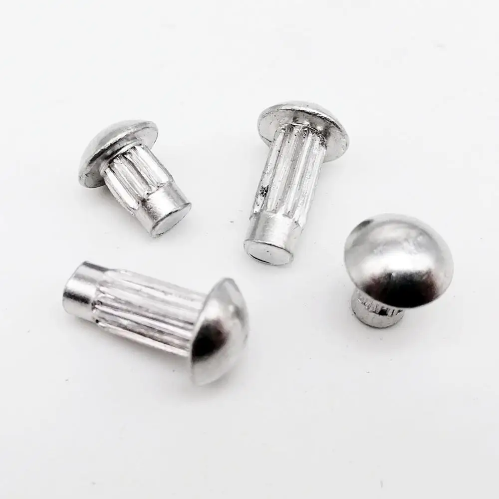 3mm Aluminium Rivets Round Head Solid Rivets Knurled GB827 2mm 2.5mm
