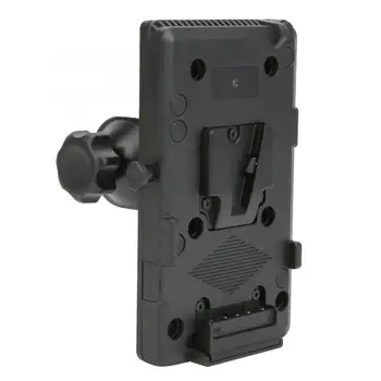 

V-Mount V-Lock Battery Hanging Plate D-TAP Power Supply System with Fixing Clip Bracket for Tripod Lamp Holder Handle Bar
