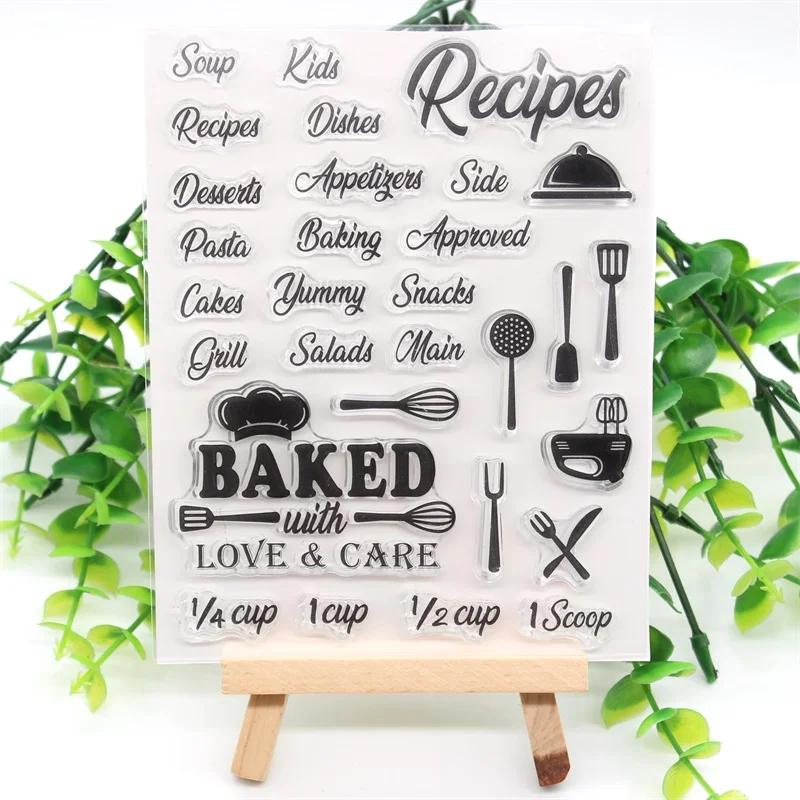 Прозрачные силиконовые штампы ZFPARTY для скрапбукинга изготовления открыток