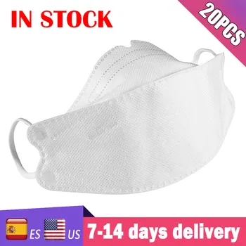 

100pcs Earloop Anti PM2.5 Nonwove Mask Face Mask 4 Layers Filter Dust Mask Face Masks Mouth Cover Anti Dust Mask mascarilla