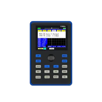 

DSO1C15 Professional Digital Oscilloscope 500MS/s Sampling Rate 110MHz Analog Bandwidth Support Waveform Storage