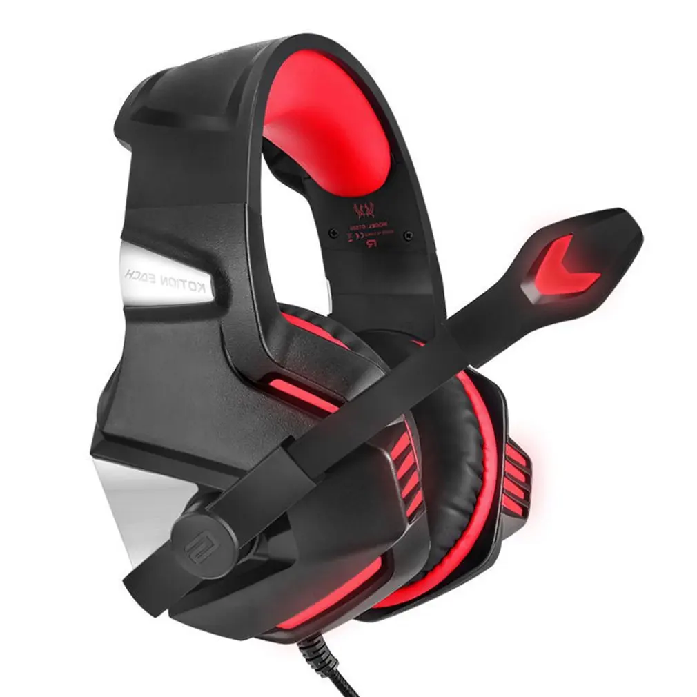 Skin-Friendly Vibration G7500 PC Gaming Wired Headset For Computer Games with Microphone For PC Desk Double insert