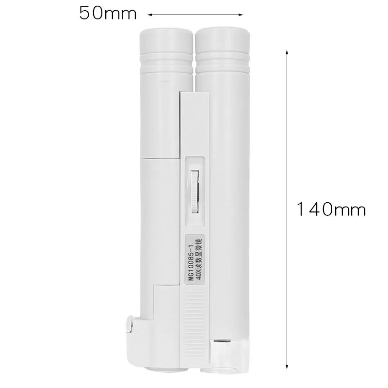 40X с подсветкой Портативный микроскоп увеличительное стекло лупа с шкалой чтения MG10085-1