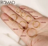 ROMAD 925 Sterling Silver Earrings For Women/Men Small Hoop Earrings Ear Bone aros Tiny Ear Nose Ring Girl aretes ear hoops R5 ► Photo 3/6