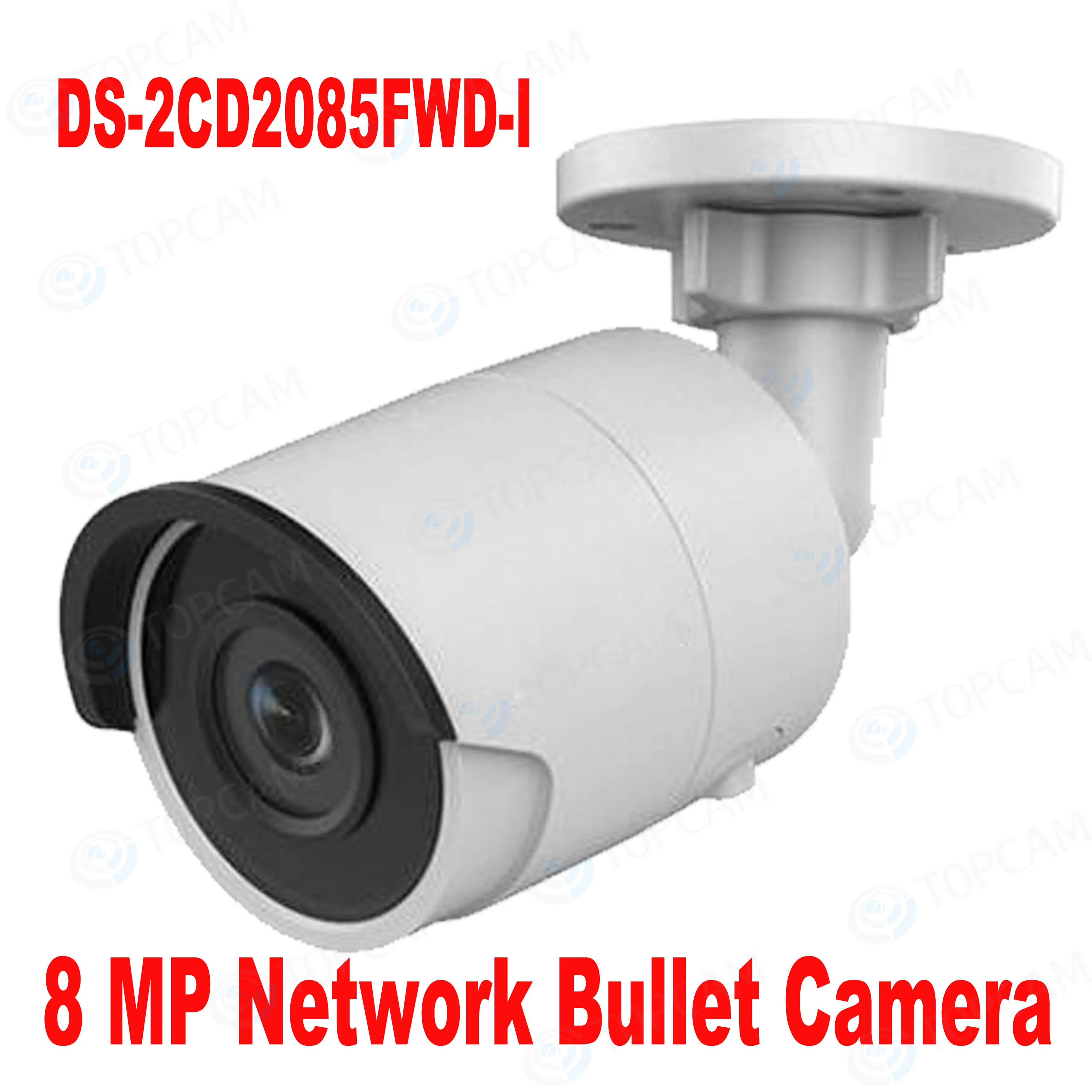 Оригинальная английская Hikvision 4K метка сети 8MP ip-камера DS-2CD2085FWD-I 3D DNR CCTV камера с высоким разрешением