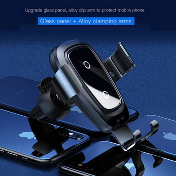 

YLKGTTER Infrared Sensor Wireless Car Charger For Iphone HuaWei Sumsung Nexus Xiaomi For Iphone X Outlet Phone Navigation Holder