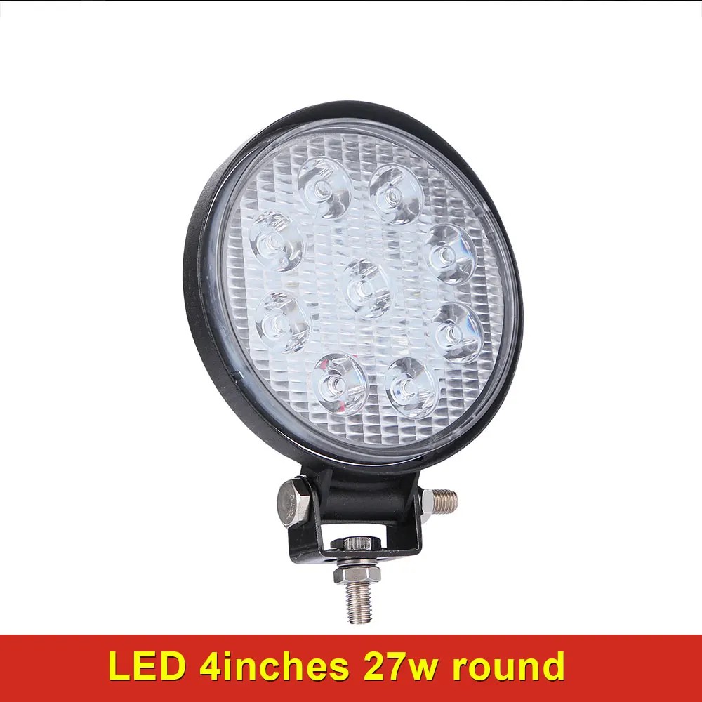 4inch 27W 42W 48W LED Light Bar Spot Car Truck SUV Tractor Offroad LED Spot Beam 12V Spot Flood LED Light Bar Driving Lamp