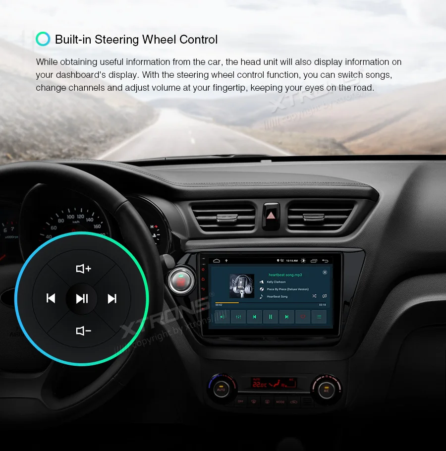 Perfect XTRONS 9"Android 9.0 IPS Screen Navigation Multimedia Player Built-in DSP Custom Fit for Kia Rio K2 (Left Hand Drive) RCA NO DVD 19 Perfect XTRONS 9"Android 9.0 IPS Screen Navigation Multimedia Player Built-in DSP Custom Fit for Kia Rio K2 (Left Hand Drive) RCA NO DVD 19