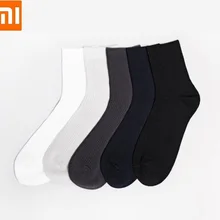 Xiaomi 365 Носить Серебряные ионные антибактериальный дезодорант хлопковые дышащие носки теплые носки мужские средние чулки износостойкие