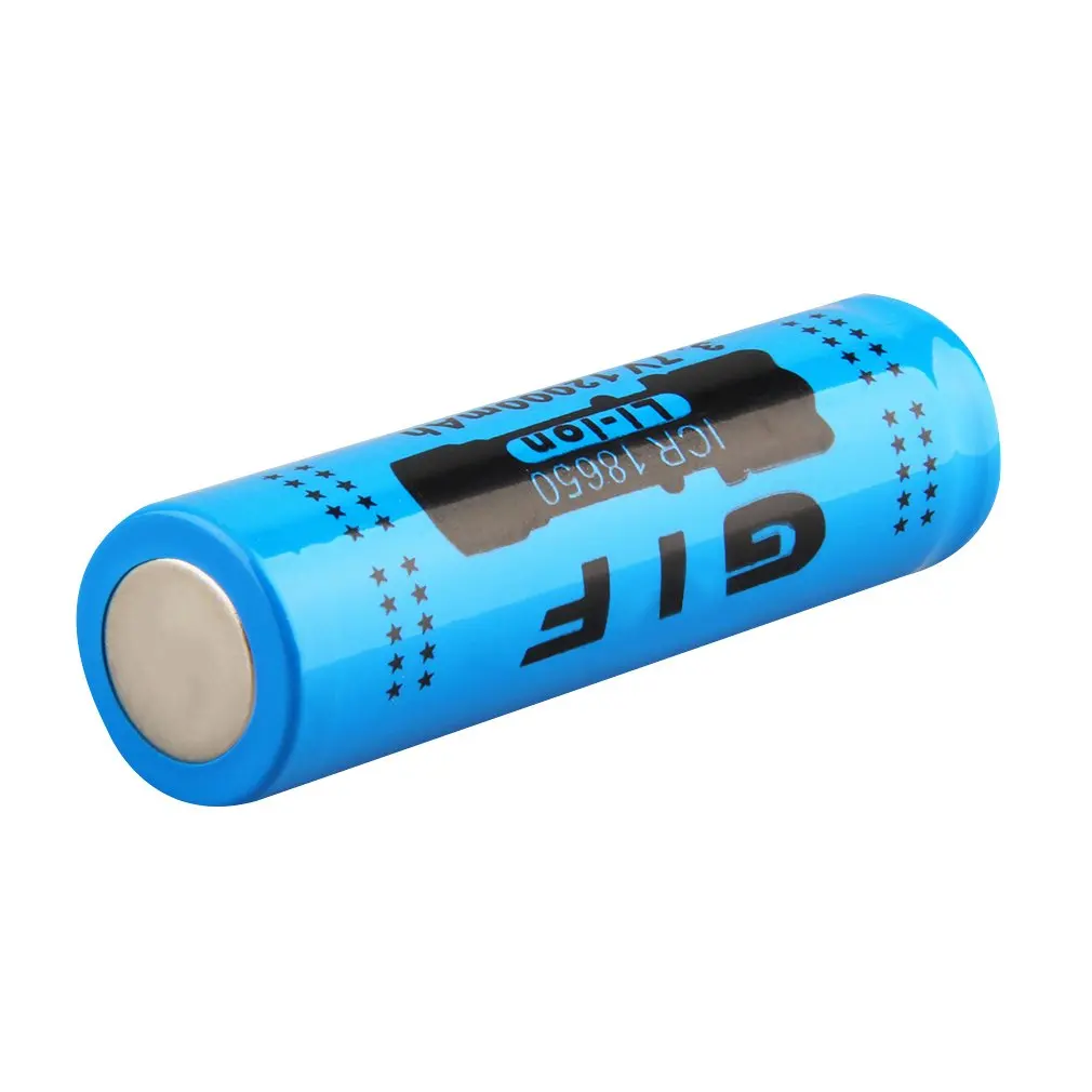 Safe 18650 3.7V 12000mAh Rechargeable Li-ion Battery for LED Torch Flashlight Red Shell Low Reoccurring Operation