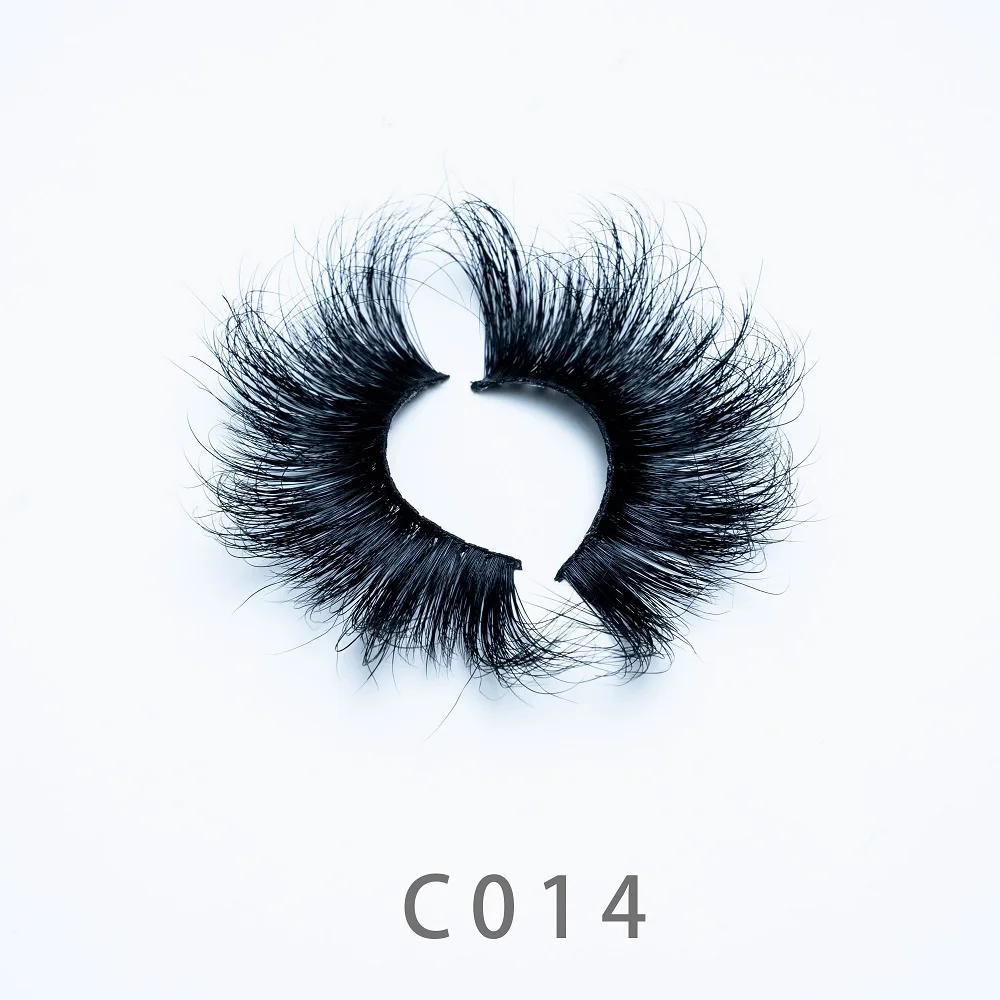 

30mm C14 5D Mink Strip Eye Lashes False Eyelashes Cruelty Free High Volume Cross Soft Fluffy Eyelash Extension Makeup Tools