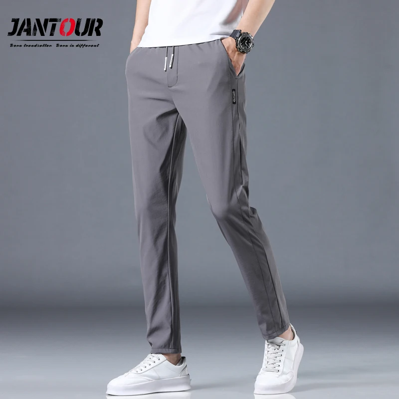 Dondup Trousers in Grey Mens Clothing Trousers Grey for Men Slacks and Chinos Formal trousers 