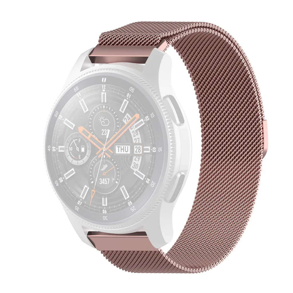 Для samsung Galaxy watch 46 мм Замена миланских часов из нержавеющей стали ремешок Браслет Смарт-часы аксессуары#813