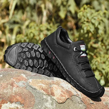 

2020 Hot Sale Men Shoes Rubber Non-slip Men Casual Shoes Spring New Lace Up Leisure Shoes Breathable Hombre Zapatos Flats Soft