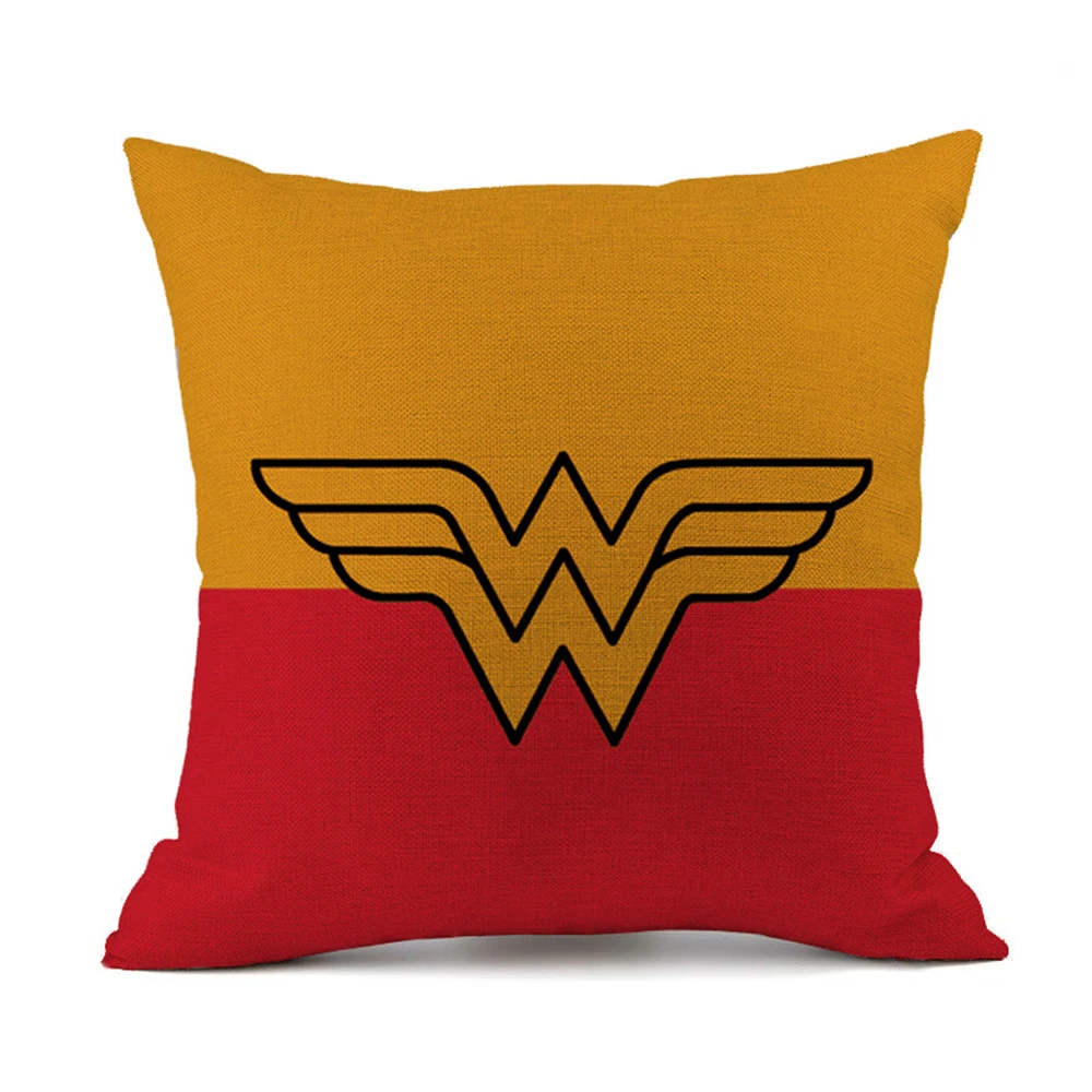 Superhero Avengers cushion case cartoon pillow case Hulk Deadpool iron Man Print Cartoon Cushion Cover linen Pillowcase Gift - Color: 14