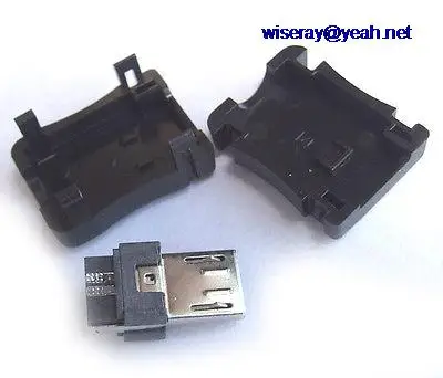 DHL/EMS образцы 500 шт с крышкой 5pin микро-usb-штекер мужской разъем для ноутбуков компьютеров phones-A8