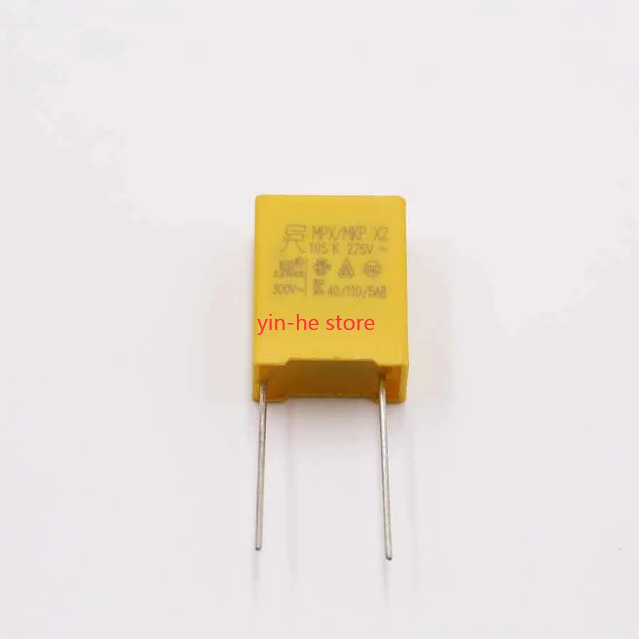 

10PCS MP2105KGCAXYG Safety capacitor X2 105K/275V ±10% 13*7.8*13.8/P=10