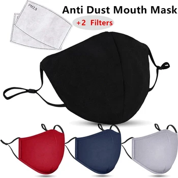 

2020 Cotton PM2.5 Mouth Mask fashion dustproof Activated Carbon Filter breathable washable Beauty worker Tools Makeup Tools