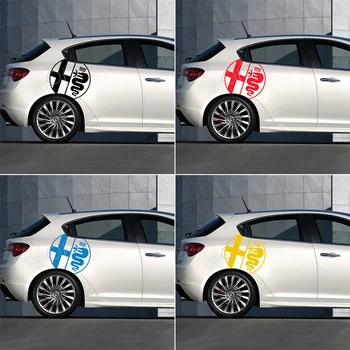 

Car Sticker Side Door For Vinyl Film Decals Car Accessories for Alfa Romeo MiTo Giulia Giulietta 147 156 159 166 Car styling